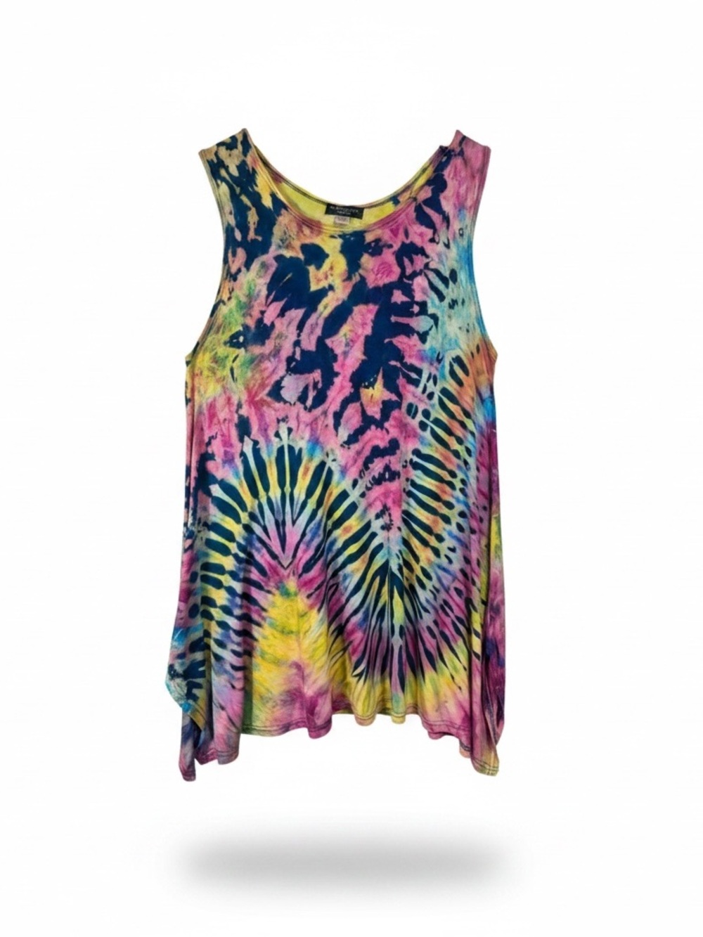Kathmandu Imports Tie-Dye TankTop/ Dress Rock Revival, Hippie ,Boho Chic, grunge